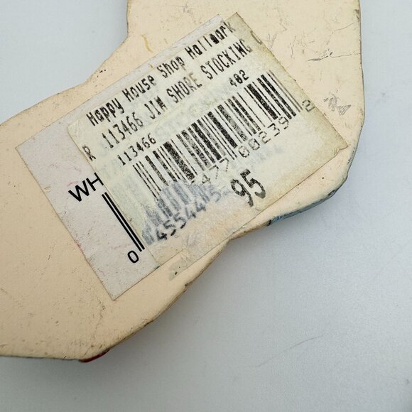 Jim Shore 2003 Heartwood Creek Enesco Stockings Christmas Ornament Set of 2 - Picture 6 of 11